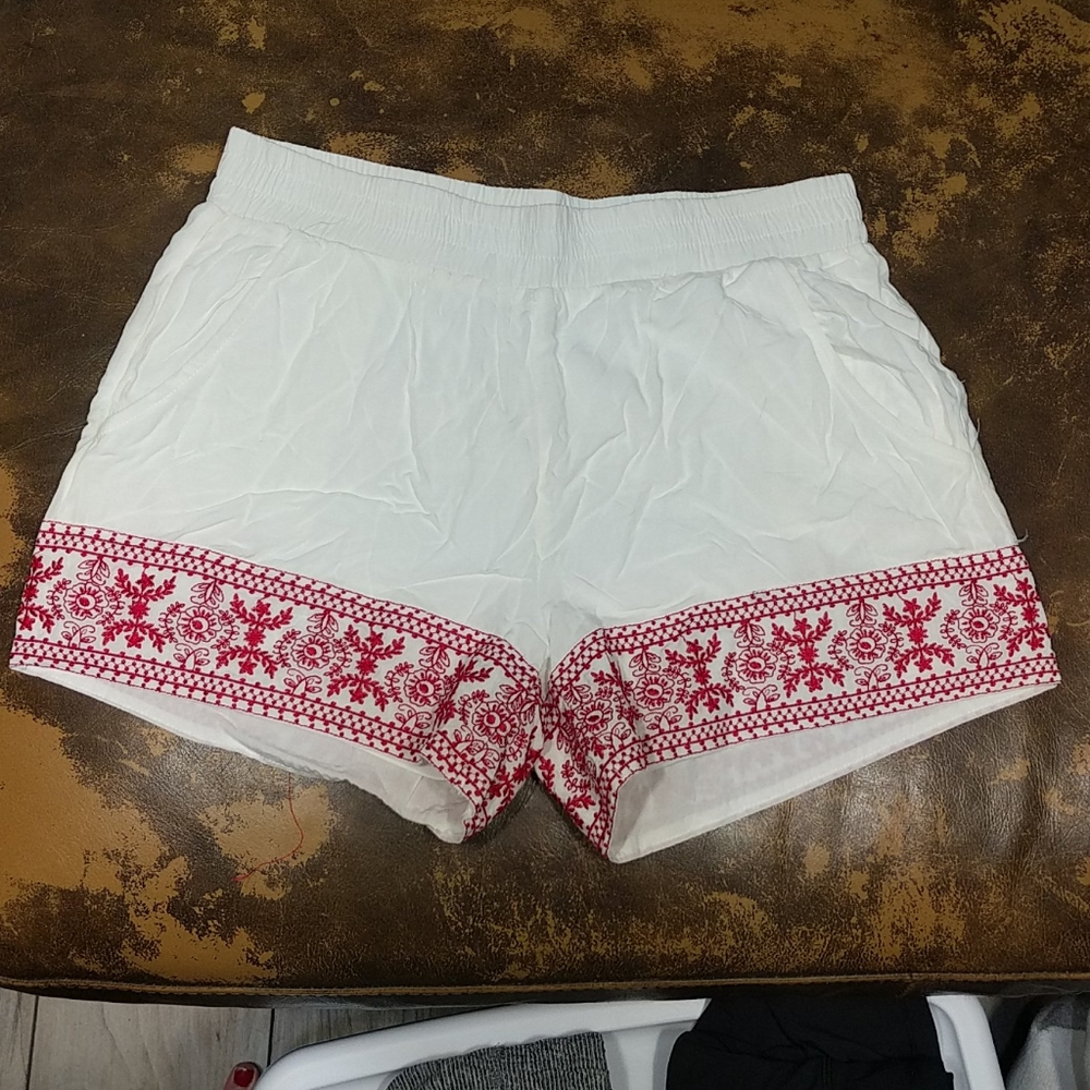 White shorts